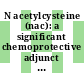 N acetylcysteine (nac): a significant chemoprotective adjunct : Proceedings of a symposium : 08.09.82-10.09.82.