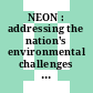 NEON : addressing the nation's environmental challenges [E-Book] /
