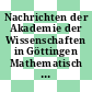 Nachrichten der Akademie der Wissenschaften in Göttingen Mathematisch Physikalische Klasse Vol 1967.