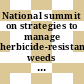 National summit on strategies to manage herbicide-resistant weeds : proceedings of a workshop [E-Book] /