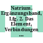 Natrium. Ergänzungsband, Lfg. 2. Das Element, Verbindungen mit Wasserstoff und Sauerstoff : System-Nummer 21.