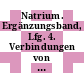 Natrium. Ergänzungsband, Lfg. 4. Verbindungen von Natrium und Kohlenstoff ( ab Natriumcyanid bis Natrium und Wismut : System-Nummer 21.