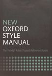 New Oxford style manual : the world's most trusted reference books