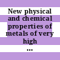 New physical and chemical properties of metals of very high purity : international symposia of the Centre National de la Recherche Scientifique 90 : Paris, 12.10.59-14.10.59.