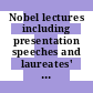 Nobel lectures including presentation speeches and laureates' biographies. 0002,01 : Chemistry. 1901-21.