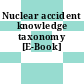Nuclear accident knowledge taxonomy [E-Book]