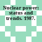 Nuclear power: status and trends. 1987.