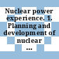 Nuclear power experience. 1. Planning and development of nuclear power programmes : proceedings of an international conference : Wien, 13.09.82-17.09.82