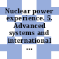 Nuclear power experience. 5. Advanced systems and international cooperation : proceedings of an international conference : Wien, 13.09.82-17.09.82