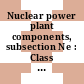 Nuclear power plant components, subsection Ne : Class mc components.