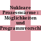 Nukleare Prozesswärme : Möglichkeiten und Programmvorschlag.