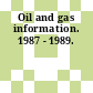Oil and gas information. 1987 - 1989.