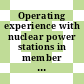 Operating experience with nuclear power stations in member states in 1997 /