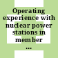 Operating experience with nuclear power stations in member states in 1999 /