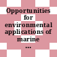 Opportunities for environmental applications of marine biotechnology : proceedings of the October 5-6, 1999, workshop [E-Book] /