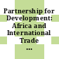 Partnership for Development: Africa and International Trade [E-Book] /