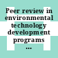 Peer review in environmental technology development programs : the Department of Energy's Office of Science and Technology [E-Book] /