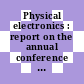 Physical electronics : report on the annual conference 0023 : Cambridge, MA, 20.03.63-22.03.63.