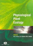 Physiological plant ecology : the 39th symposium of the British Ecological Society held at the University of York 7-9 September 1998 /