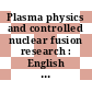 Plasma physics and controlled nuclear fusion research : English translations of the Russian papers presented : Plasma physics and controlled nuclear fusion research: international conference. 0005 : Tokyo, 11.11.74-15.11.74.