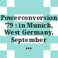 Powerconversion '79 : in Munich, West Germany, September 17-21, 1979 : technical paper.