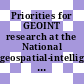 Priorities for GEOINT research at the National geospatial-intelligence agency / [E-Book]