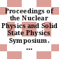Proceedings of the Nuclear Physics and Solid State Physics Symposium. 16A. Invited talks : Bangalore, 27.12.1973-31.12.1973