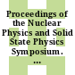 Proceedings of the Nuclear Physics and Solid State Physics Symposium. 19C. Solid state physics : Ahmedabad, 27.12.1976-31.12.1976