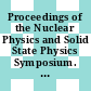 Proceedings of the Nuclear Physics and Solid State Physics Symposium. 25C. Solid state physics : Varanasi, December 27-31, 1982 /
