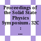 Proceedings of the Solid State Physics Symposium. 32C : Madras, December 19-22, 1989 /