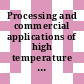 Processing and commercial applications of high temperature plastics : Regional technical conference : Akron, OH, 23.09.70.