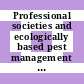 Professional societies and ecologically based pest management : proceedings of a workshop [E-Book] /