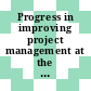 Progress in improving project management at the Department of Energy : 2003 assessment [E-Book] /