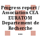 Progress report / Association CEA EURATOM Departement de Recherche sur la Fusion Controlee. 1996/97.