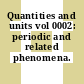 Quantities and units vol 0002: periodic and related phenomena.