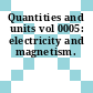 Quantities and units vol 0005: electricity and magnetism.