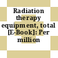 Radiation therapy equipment, total [E-Book]: Per million population.