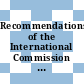 Recommendations of the International Commission on Radiological Protection.