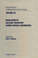 Regulation of calcium transport across muscle membranes /