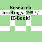 Research briefings, 1987 / [E-Book]