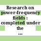 Research on power-frequency fields : completed under the Energy Policy Act of 1992 [E-Book] /