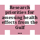Research priorities for assessing health effects from the Gulf of Mexico oil spill : a letter report [E-Book] /