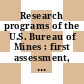 Research programs of the U.S. Bureau of Mines : first assessment, 1994 [E-Book] /