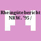 Rheingütebericht NRW. '95 /