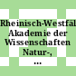 Rheinisch-Westfälische Akademie der Wissenschaften Natur-, Ingenieur- und Wirtschaftswissenschaften. 42