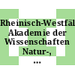 Rheinisch-Westfälische Akademie der Wissenschaften Natur-, Ingenieur- und Wirtschaftswissenschaften. 43