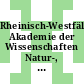 Rheinisch-Westfälische Akademie der Wissenschaften Natur-, Ingenieur- und Wirtschaftswissenschaften. 48