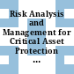 Risk Analysis and Management for Critical Asset Protection (RAMCAP) standard for risk and resilience management of water and wastewater systems using the ASME-ITI RAMCAP Plus methodology [E-Book]