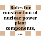 Rules for construction of nuclear power plant components, subsection ND : Class 3 components