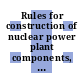 Rules for construction of nuclear power plant components, subsection NE : Class MC components.